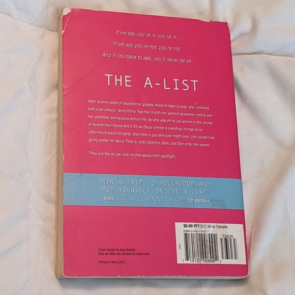 💥 The A-List A Novel by Zoey Dean - Picture 2 of 2